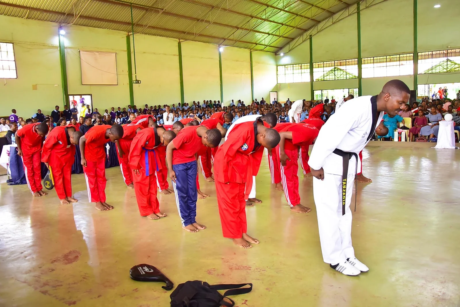 Performers taking a bow at the 2025 graduation celebration
